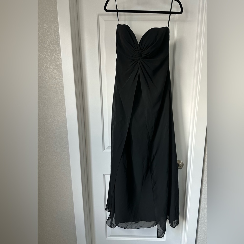 Black bridesmaids dress